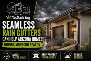 Seamless Rain Gutters Can Help Arizona Homes During Monsoon Season